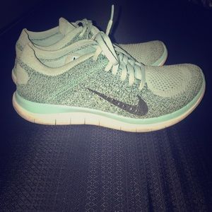 turquoise fly or tennis shoe
